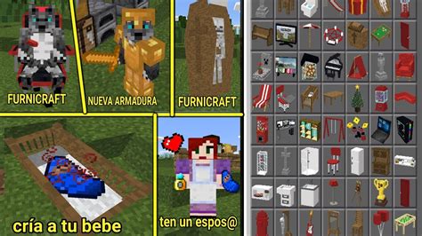 COMES ALIVE MUEBLES PARA MINECRAFT PE 1 14 30 FURNICRAFT ADDON