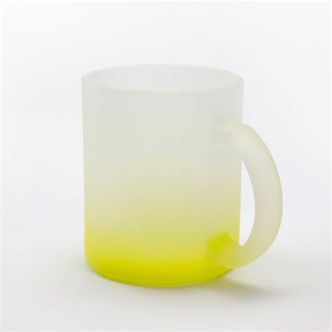 11oz Sublimatable Gradient Frosted Glass Mug The Blank Stockpile