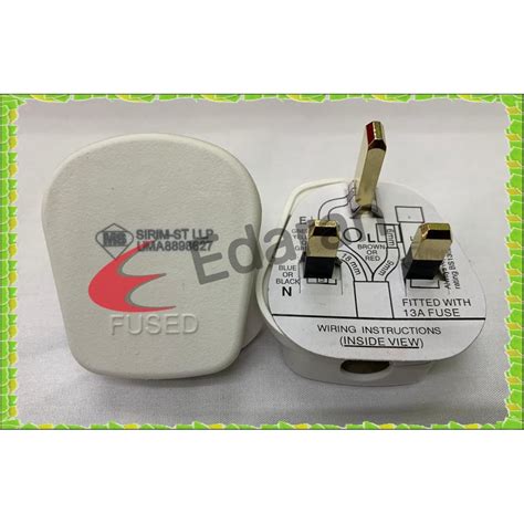 Ums Pt R A Fused Plug Top Sirim Approve Shopee Malaysia