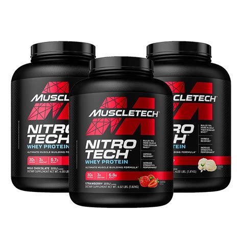 MuscleTech NitroTech 3 97lbs WOAH