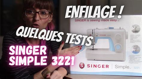 Comment enfiler la machine à coudre Singer Simple 3221 YouTube