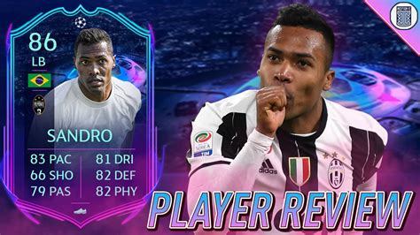 86 RTTF ALEX SANDRO PLAYER REVIEW ROAD TO THE FINAL SBC PLAYER FIFA