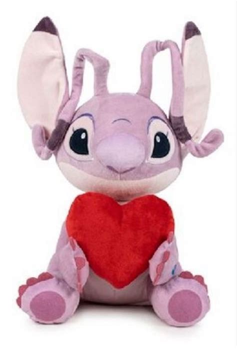 Peluche Stitch Angel Disney Love 30 Cm Saint Valentin Amour