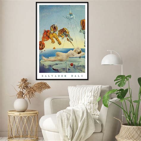 Salvador Dali Poster Dream Caused By A Bee Flight Posters Buy Now