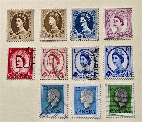 Anglie Postage Revenue Queen Elizabeth Ii Aukro