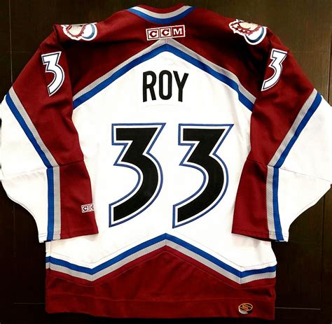 33 Patrick Roy Home Ccm Replica Colorado Avalanche Flickr