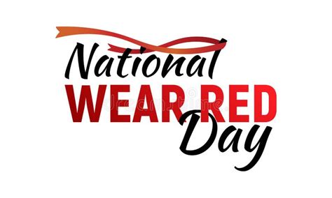 National Wear Red Day Zoom Background