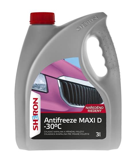 SHERON Antifreeze Maxi D -30 °C 3 lt (G12+) — PEHA Autodíly