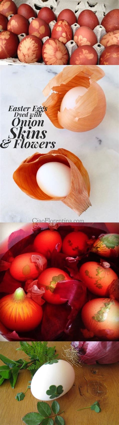 Easter Eggs Naturally Dyed With Onion Skins Video Recipe Easter Egg