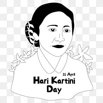 Scribble Art Of Kartini Day Vector Illustration Kartini Day Kartini