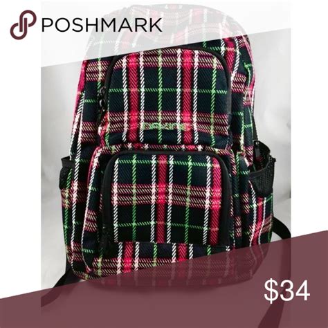 Plaid Backpack Plaid Backpack Backpacks Plaid