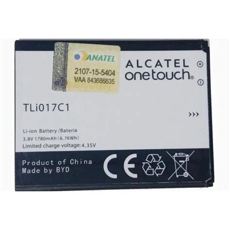 Bateria Alcatel Tli C Mah V Mod E One Touch Submarino