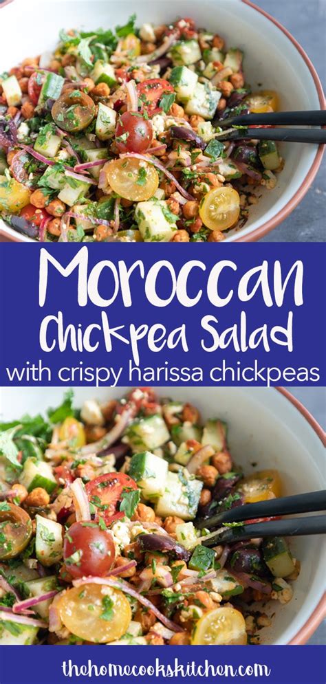 Moroccan Chickpea Salad The Home Cooks Kitchen