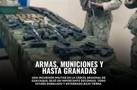 Un Arsenal De Armas Y Municiones Se Encontr Dentro De La C Rcel