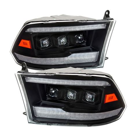 Farol Triplo Ptico Fum Para Dodge Ram E X Store