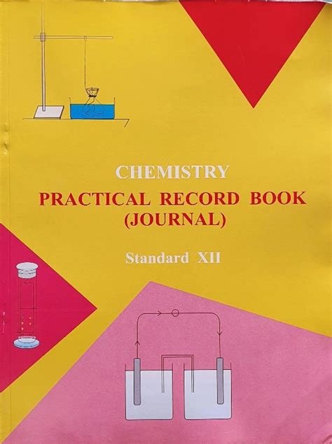 Class 12 Gseb Practical Record Book Journal Chemistry