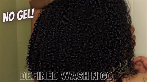 SUPER SOFT DEFINED WASH N GO NOGEL FLOWY BOUNCY ON TYPE 4A HAIR