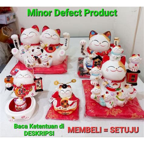 Jual Manekineko Keramik Minor Defect Neko Ceramic Defect Sale