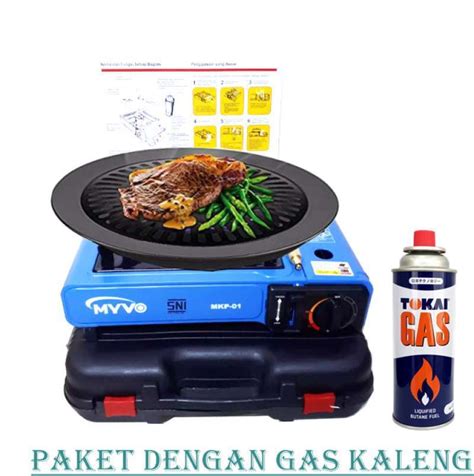 Jual Myvo Paket Kompor Portable Barbeque Bbq Set Free Gas Kaleng Pcs