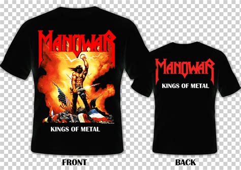 Camiseta Reyes De Metal Manowar Heavy Metal Guns N Roses Camiseta T