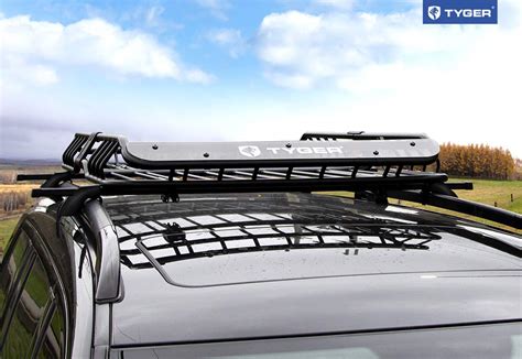 Tyger Auto Tg Rk1b942b Heavy Duty Roof Mounted Cargo Basket Rack L57 5 X W42 X H6 Roof Top