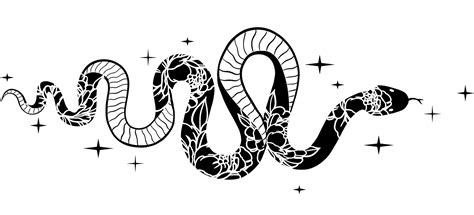 Cosmic Serpent Semi-Permanent Tattoo. Lasts 1-2 weeks. Painless and ...