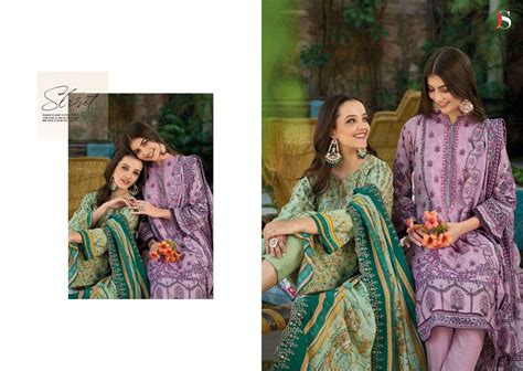 Deepsy Suit Bin Saeed Lawn Vol 4 Cotton With Printed Pakistani Salwar