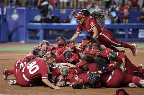 Ou Softball Wins Fourth Straight Championship Social Media Reactions