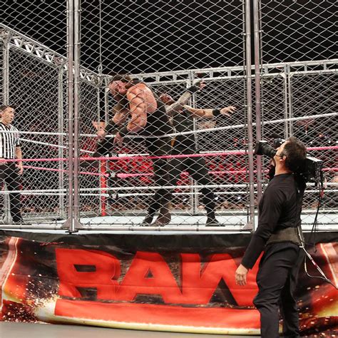 Roman Reigns Vs Braun Strowman Steel Cage Match Photos Wwe