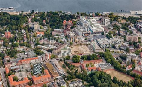 Kiel Von Oben Baustelle F R Einen Erweiterungs Neubau Auf Dem