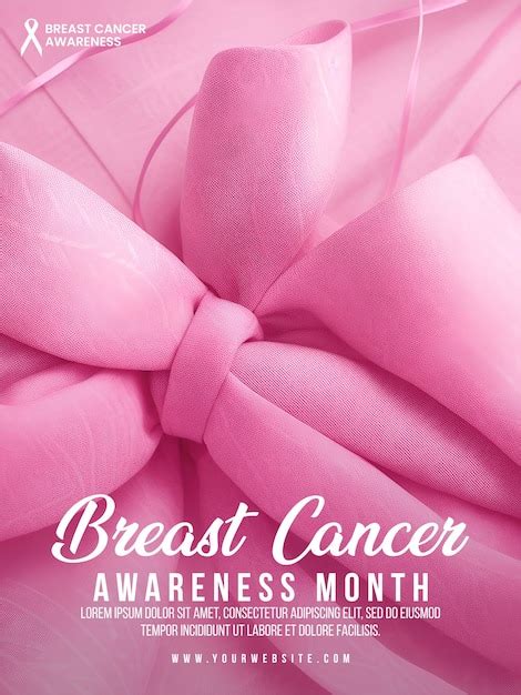 Premium Psd Breast Cancer Awareness Month Flyer Template And Breast