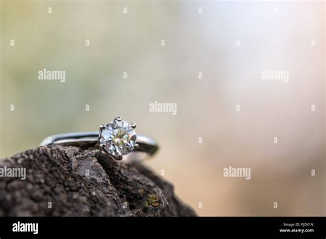 Engagement Diamond Ring Stock Photo Alamy