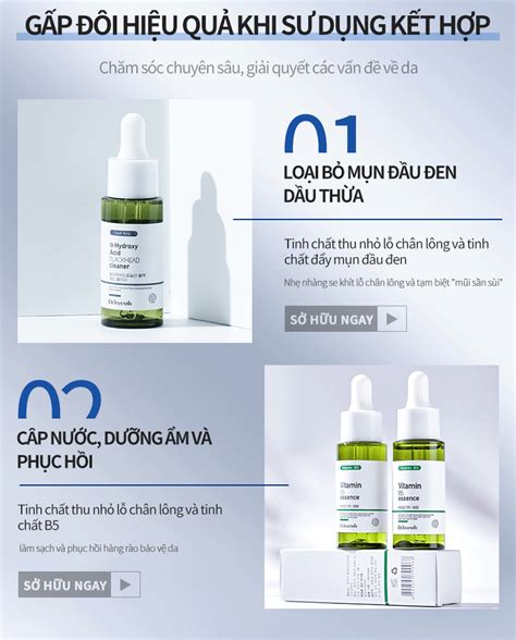 Serum se khít lỗ chân lông DELEVENTH lactobionic acid ceramide làm căng