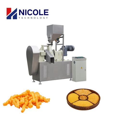 Commercial CE Corn Puff Snacks Maize Kurkure Cheetos Extruder Making