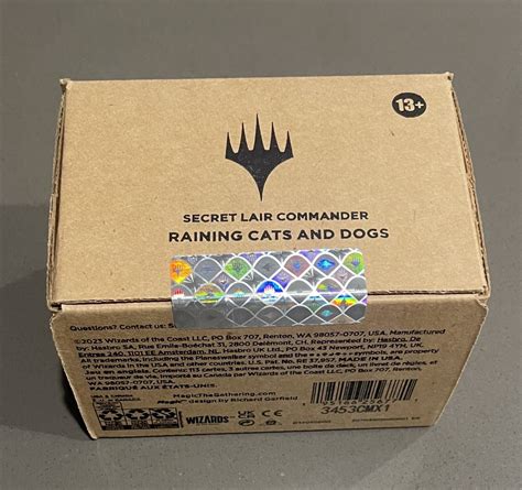 Mtg Magic The Gathering Secret Lair Commander Deck Raining Cats And