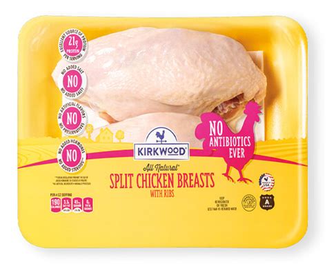 Fresh Split Chicken Breasts Kirkwood Aldi Us