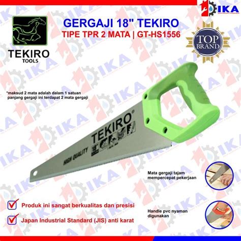 Jual Tekiro Gergaji Kayu Inch Mata Gt Hs Mata Gt Hs