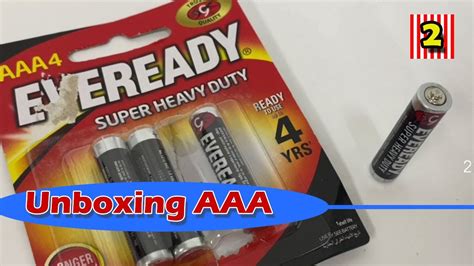 AAA Battery Unboxing Eveready Super Heavy Duty Genuine Packing YouTube