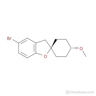 5 Bromo 4 Methoxy 3H Spiro 1 Benzofuran 2 1 Cyclohexane Structure