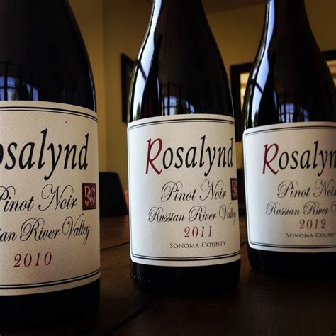 Vertical Tasting Of 2010 2011 2012 Russian River Valley Pinot Noirs