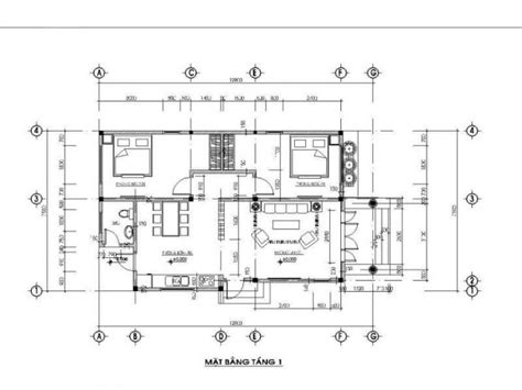 20 Mẫu Bản Vẽ Nhà Cấp 4 2 Phòng Ngủ Sang Trọng Tiện Nghi