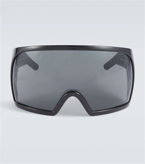 Rick Owens Shield Oversized Sunglasses Editorialist