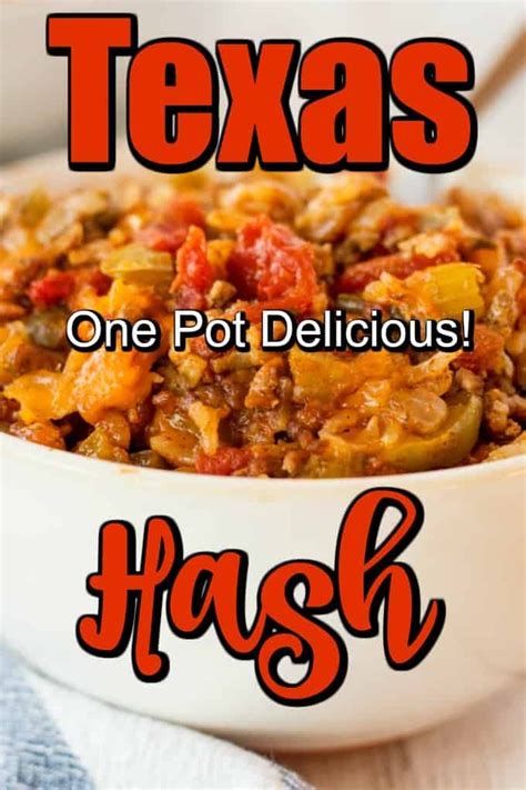 This Texas Hash Recipe Is A Super Easy One Pot Weeknight Meal That You