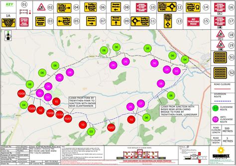 PowysHighways On Twitter Temporary Road Closure C2069 TREFEGLWYS