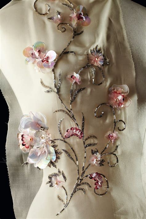 The Arts By Karena Embroidery Fashion Couture Embroidery Beaded