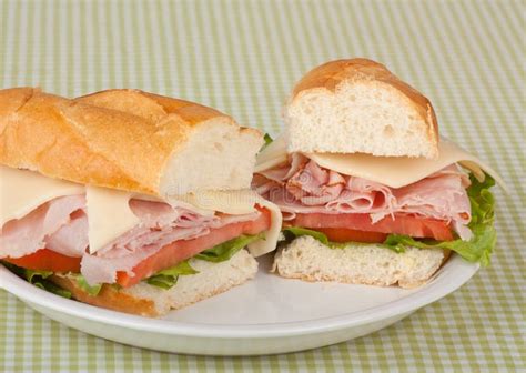 Ham And Cheese Sub Stock Photo Image Of Bread Food 15078262