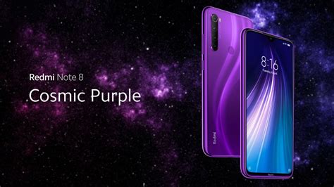 Redmi Note 8 Cosmic Purple Colour Option Teased To Launch In India Soon