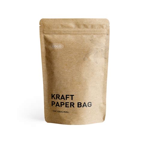 China Biodegradable Kraft Stand Up Pouch Manufacturers Biodegradable