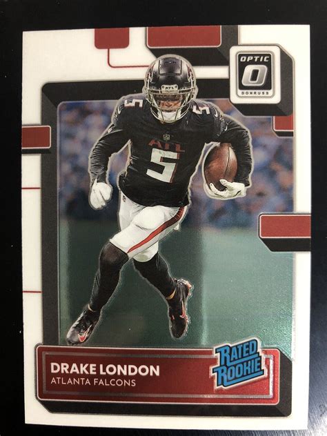 Panini Donruss Optic Drake London Rated Rookie Base Falcons