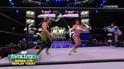 Nyla Rose And Marina Shafir Vs J Rod And Sandra Moone Aew Elevation March